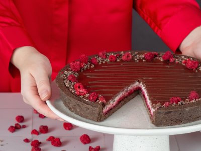 Tarta Czekoladowa z Maliną Liofilizowaną 100 g